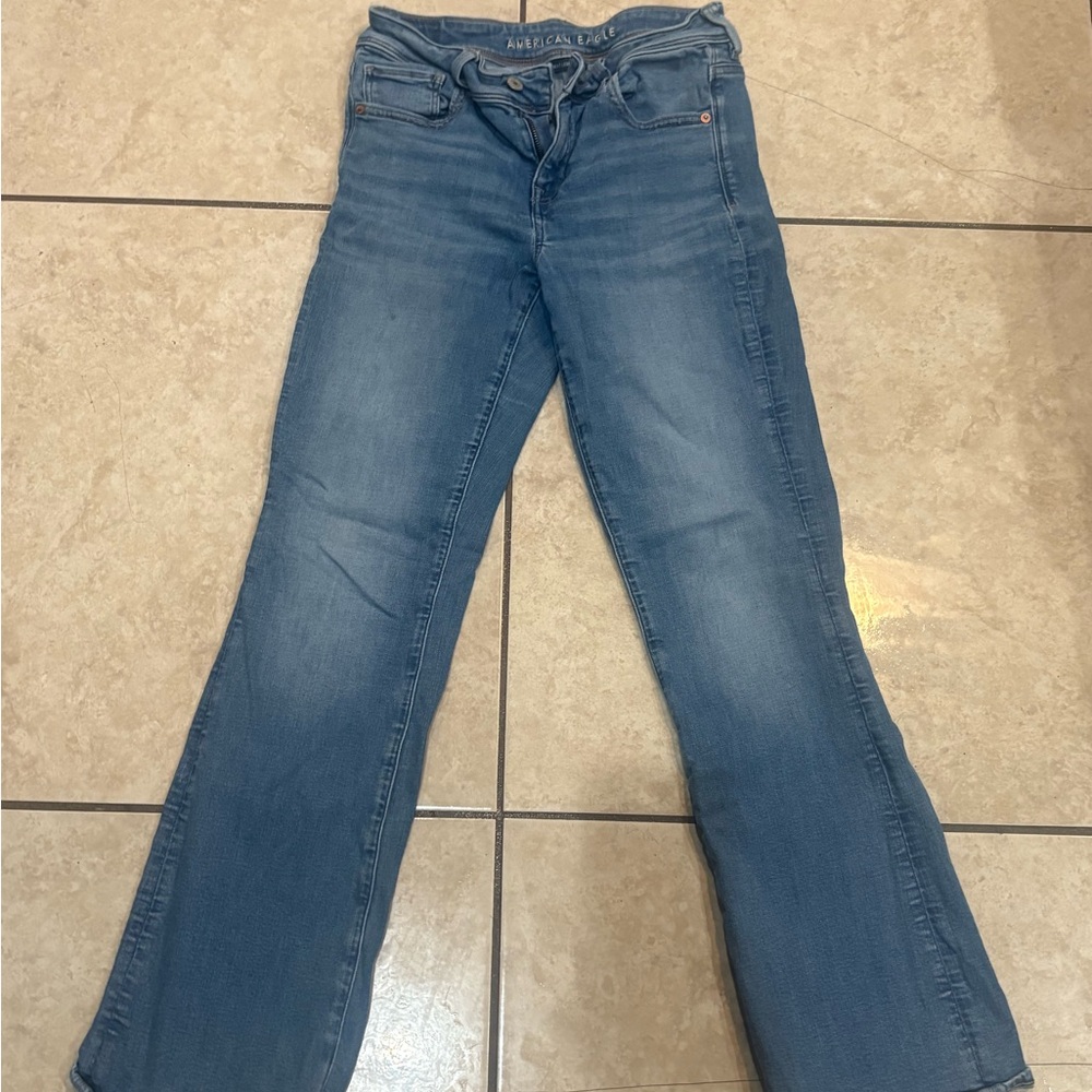 American Eagle Outfitters Blue Straight Leg Jeans